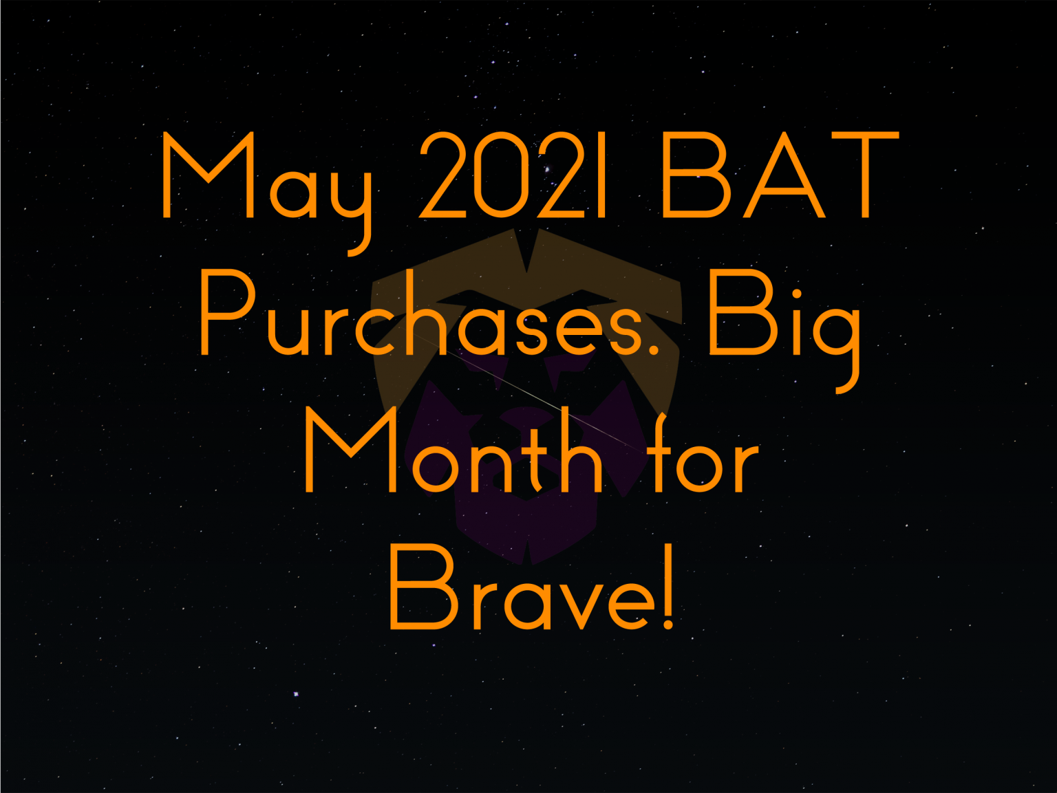 May 2021 BAT Purchases Analysis – Brave World Magazine